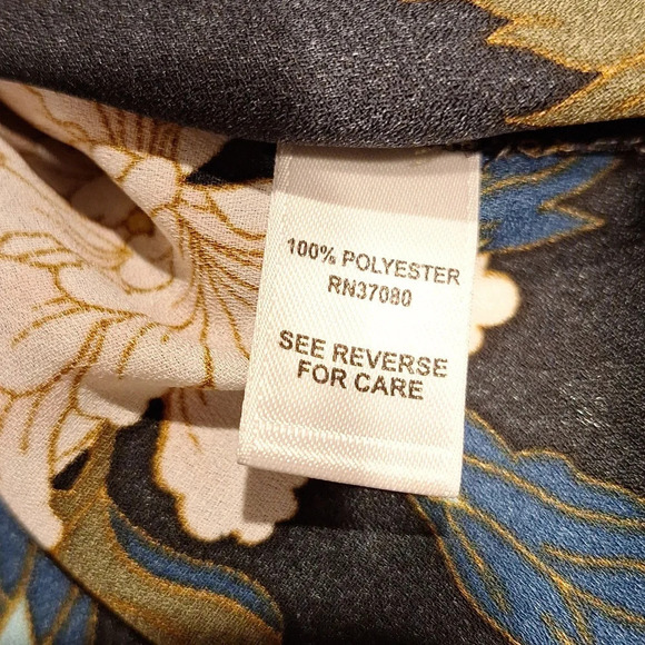 J womens Cato floral 3/4 flare sleeve plus size top 14/16W - Picture 5 of 5